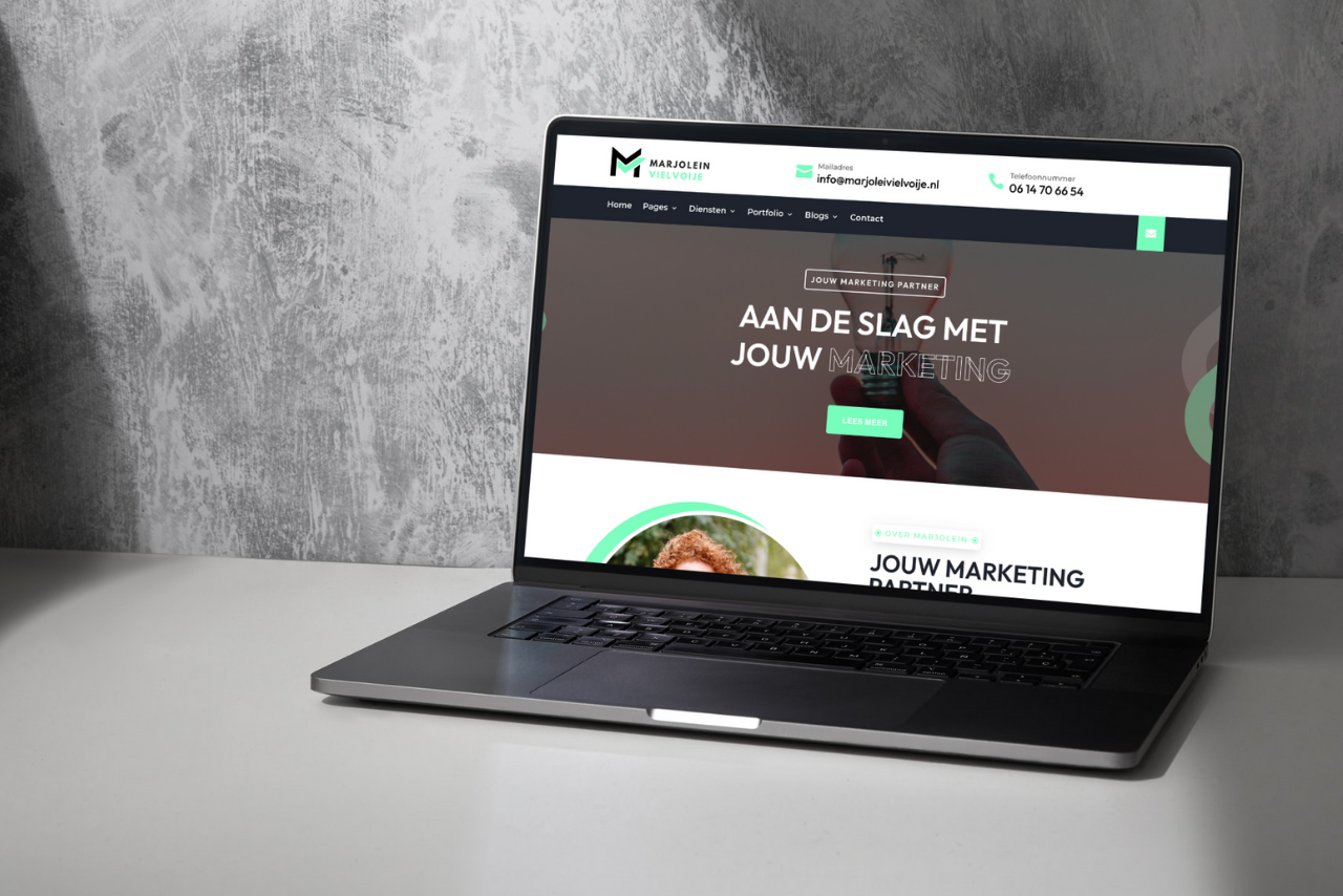 website mockup